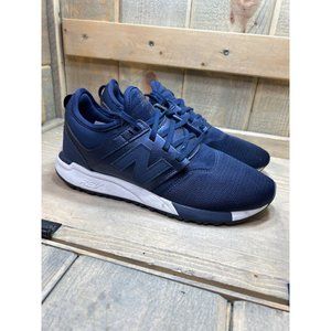 New Balance Eu38 Mens 5.5 Womens 7.5 247 Revlite Athletic Lace Up Sneakers Blue